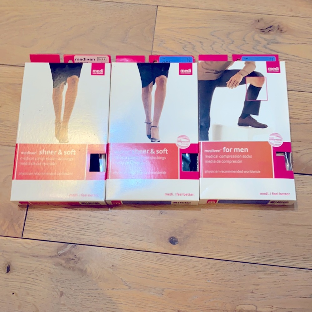 Medi compression socks various sizes